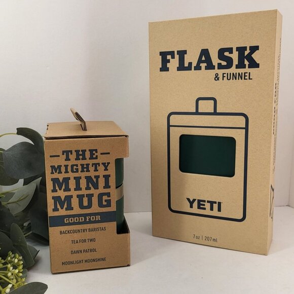 Yeti Rambler 2 Stackable Mighty Mini Durasip Ceramic Mugs & Flask With Funnel - Picture 13 of 16